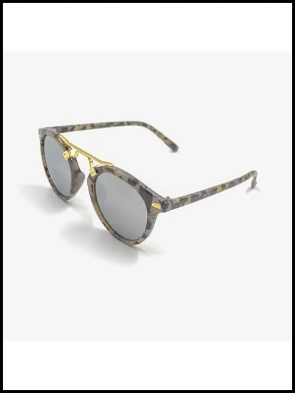 Retro Round Sunglasses – UV400 Protection, Plastic Frame, Gift